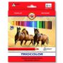 Kredki Jumbo Koh-i-Noor TrioColor, 36 kolorów - 2
